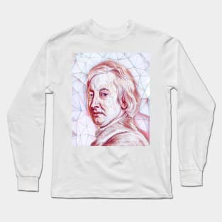 John Dryden Portrait | John Dryden Artwork | line art Long Sleeve T-Shirt